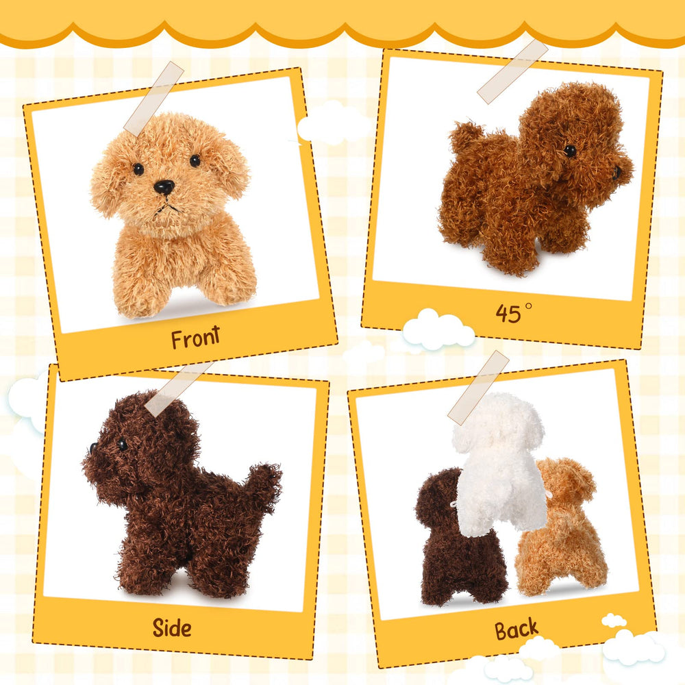 Sosation desk decor puppy plush adds a cute workspace accent.