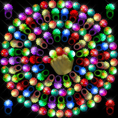 Sosation LED ring glows in the dark for night dancing