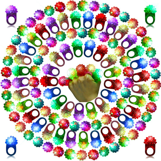 Sosation Mardi Gras LED ring colorful flash for parades
