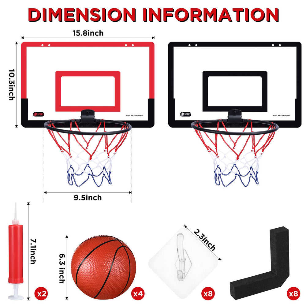 Sosation mini basketballs four-pack ready for family play.