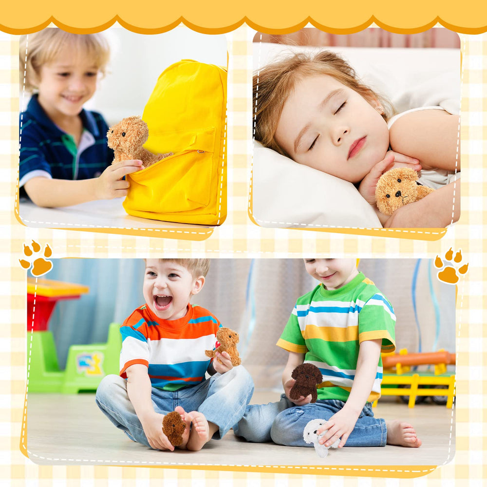 Sosation soft fabric puppy plush is lightweight and kid-friendly.