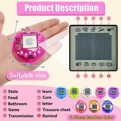 Sosation digital pet keychain emits clear sounds to enhance interactive play.