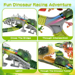 SOSUSHOE dinosaur figures, six included, spark storytelling and cooperative play.