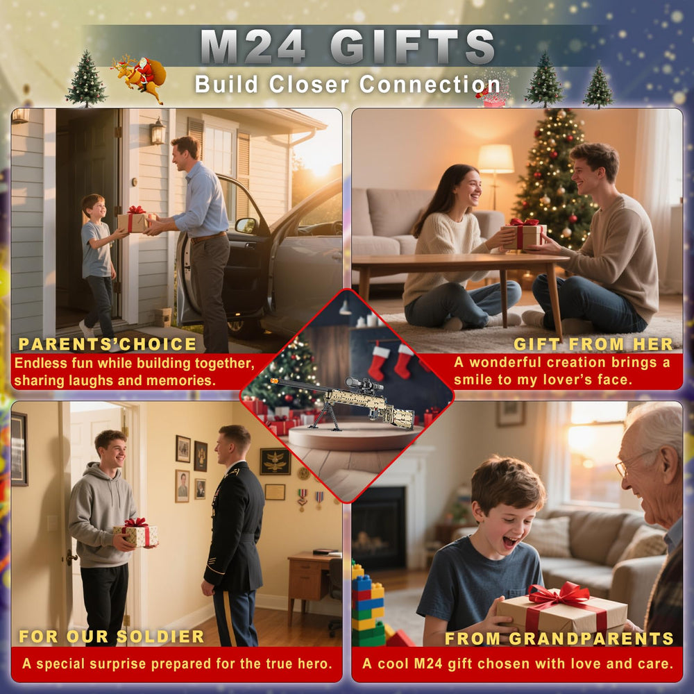 Sosuy M24 gift-ready packaging appeals to military enthusiasts and toy collectors.