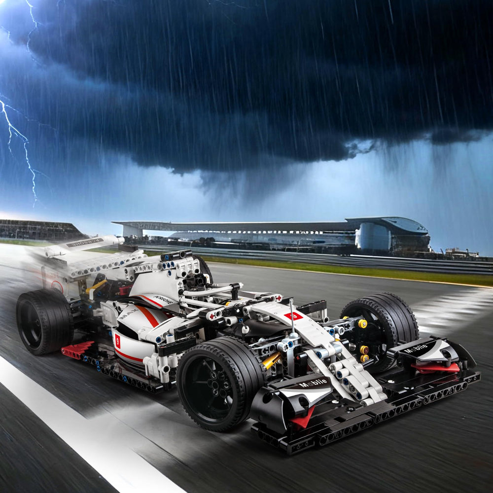 Sosuy sports car building blocks set durable ABS plastic conveys sturdy construction and long-lasting display.