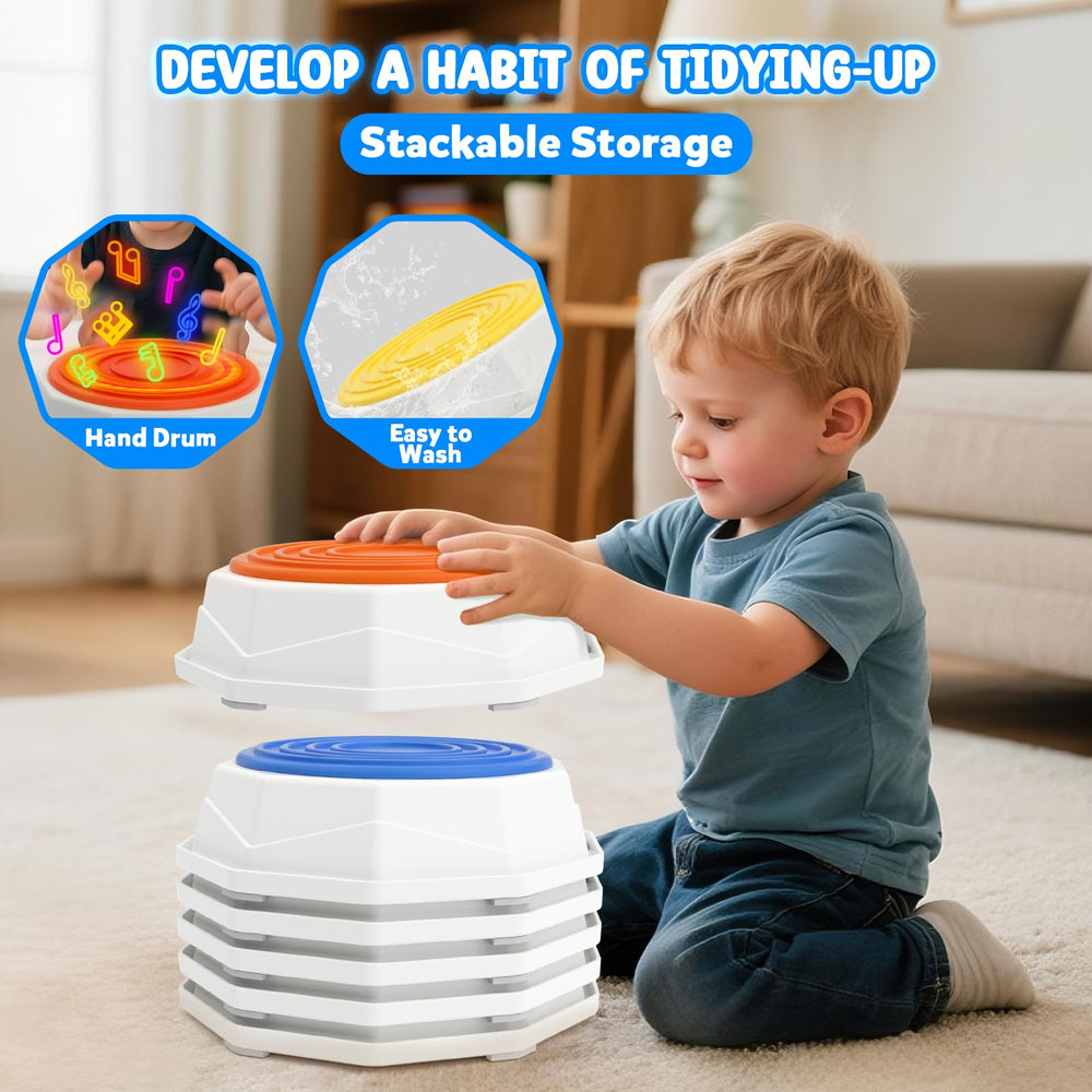 SOTAONE bright colors support visual learning during color matching.