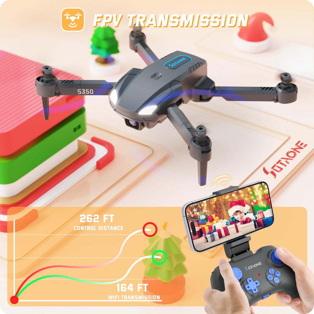 SOTAONE S350 app control enables gesture and trajectory flight.