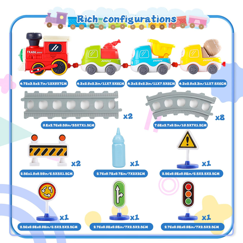 Sotodik train set dump truck for construction-themed play on tracks