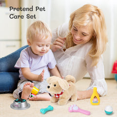 Sotodik Pet Care Play Set bath time tools including shampoo for pretend wash