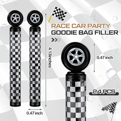 Soulchen bubble wand featuring wheel design, adds sporty vibe to celebrations.