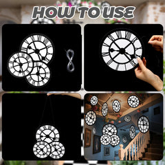 Soulchen Wonderland clock banner 20cm piece bright decor for walls and tables.