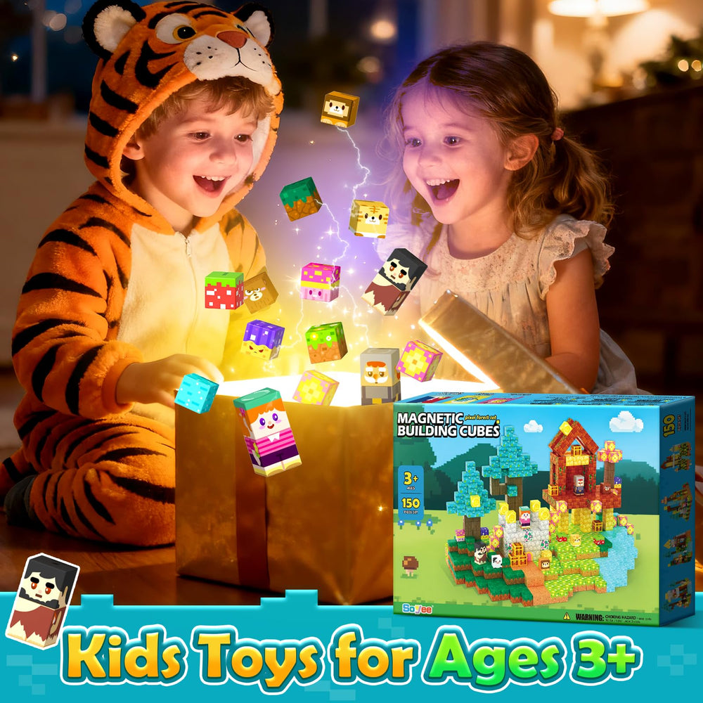 Soyee educational magnet blocks support STEM skill development through tactile construction and pattern making.