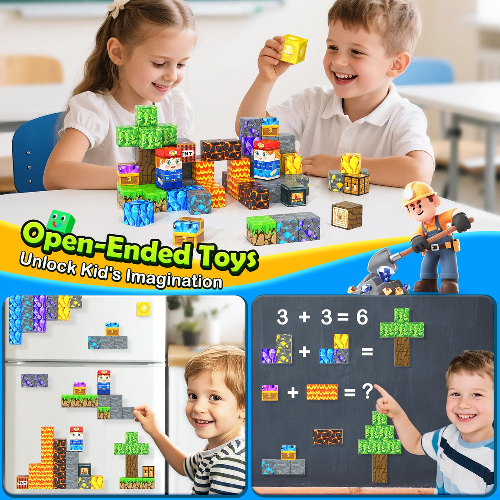 Soyee Magnetic Blocks instruction manual guides varied builds