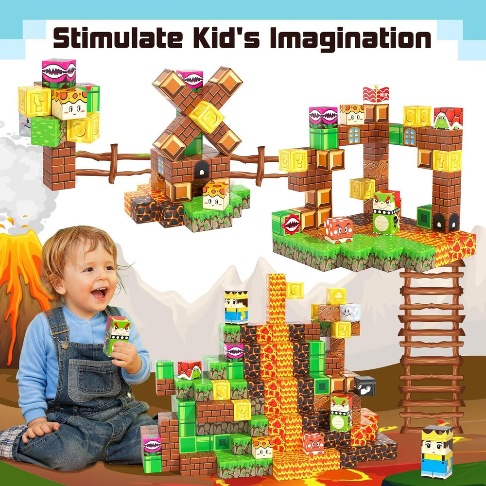 Soyee Magnetic Blocks safe edges design for worry-free play.