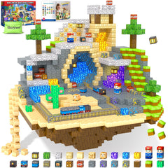 Soyee mine cave tiles offer durable magnetic play for imaginative desert builds