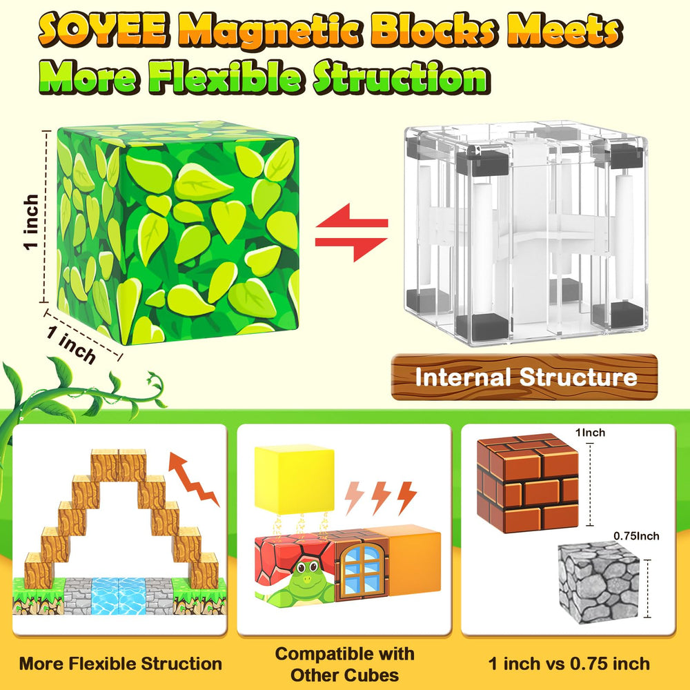 Soyee portable travel gift for boys is compact for on-the-go learning.