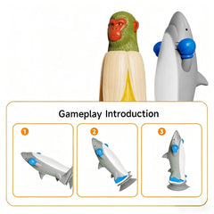 SOYUOI Banana Monkey vs SharkMan edge-to-edge card patterns for scoring