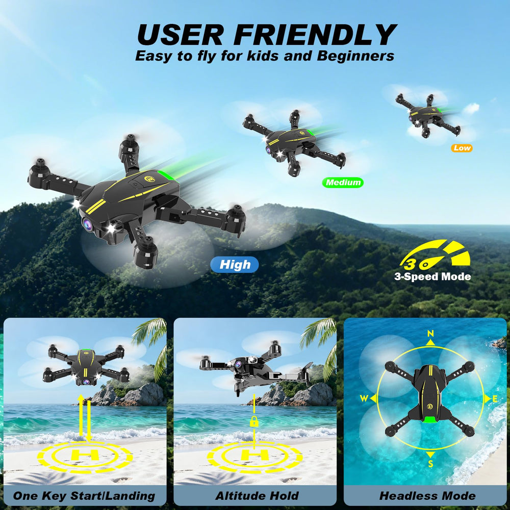 Sozun drone performs 360 degree flips for creative, dynamic shots.