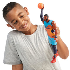 Space Jam Lebron James 12-inch figure packaging view for gift-ready display.