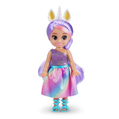 Sparkle Girlz poseable dolls with articulated arms and legs for dynamic posing.