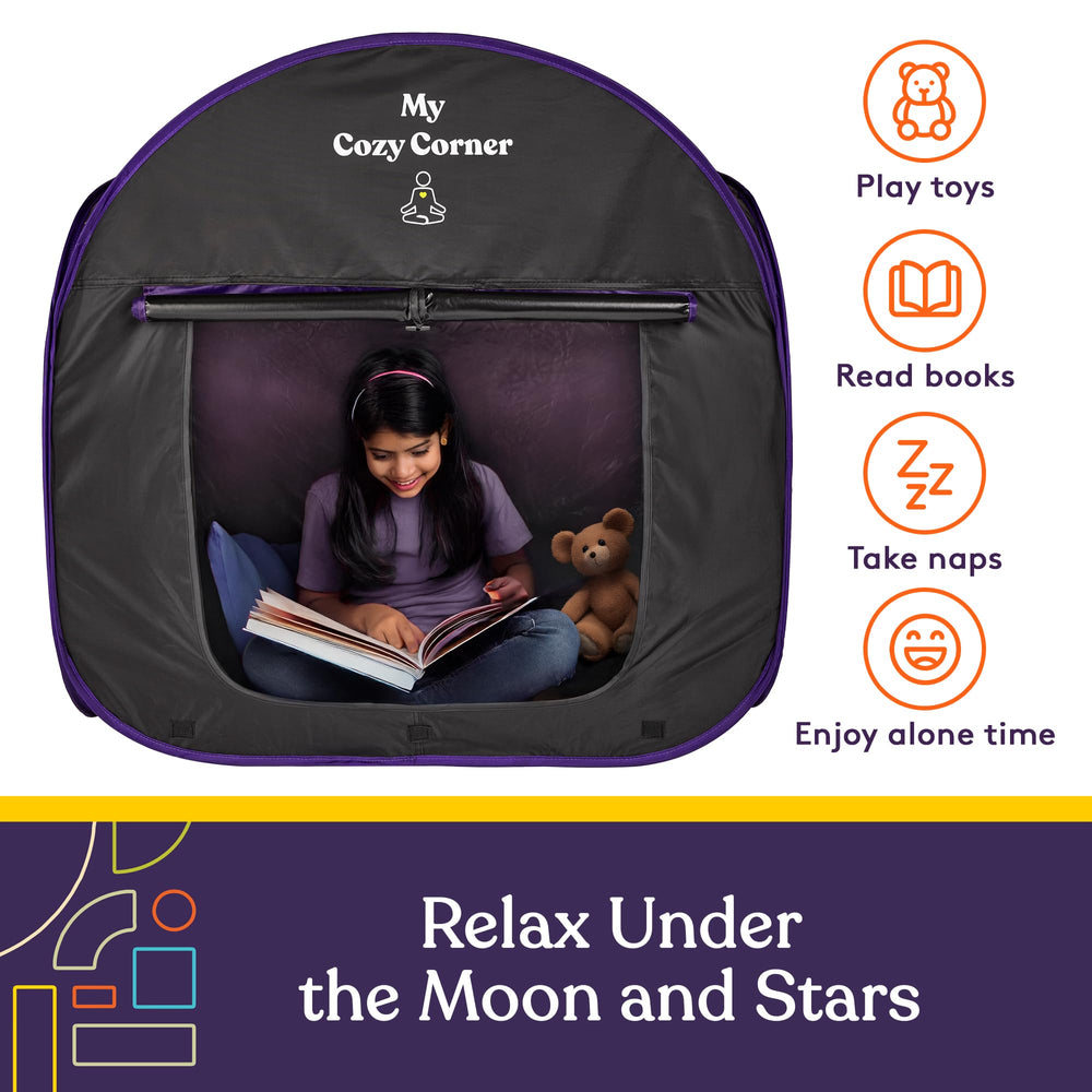 Special Supplies glow-in-the-dark blanket keeps little ones warm during quiet time.