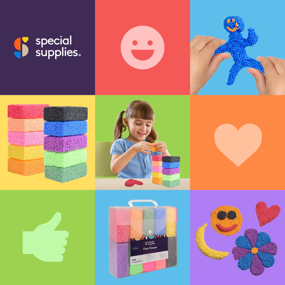 Special Supplies Kids can express ideas in three dimensions with confidence.