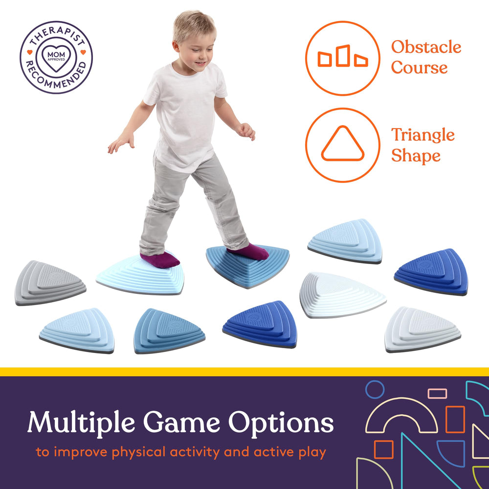 Special Supplies Ocean stepping stones feature non-slip edges to reduce slips