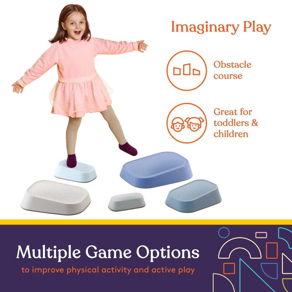 Special Supplies Ocean stepping stones varied sizes challenge growing movers