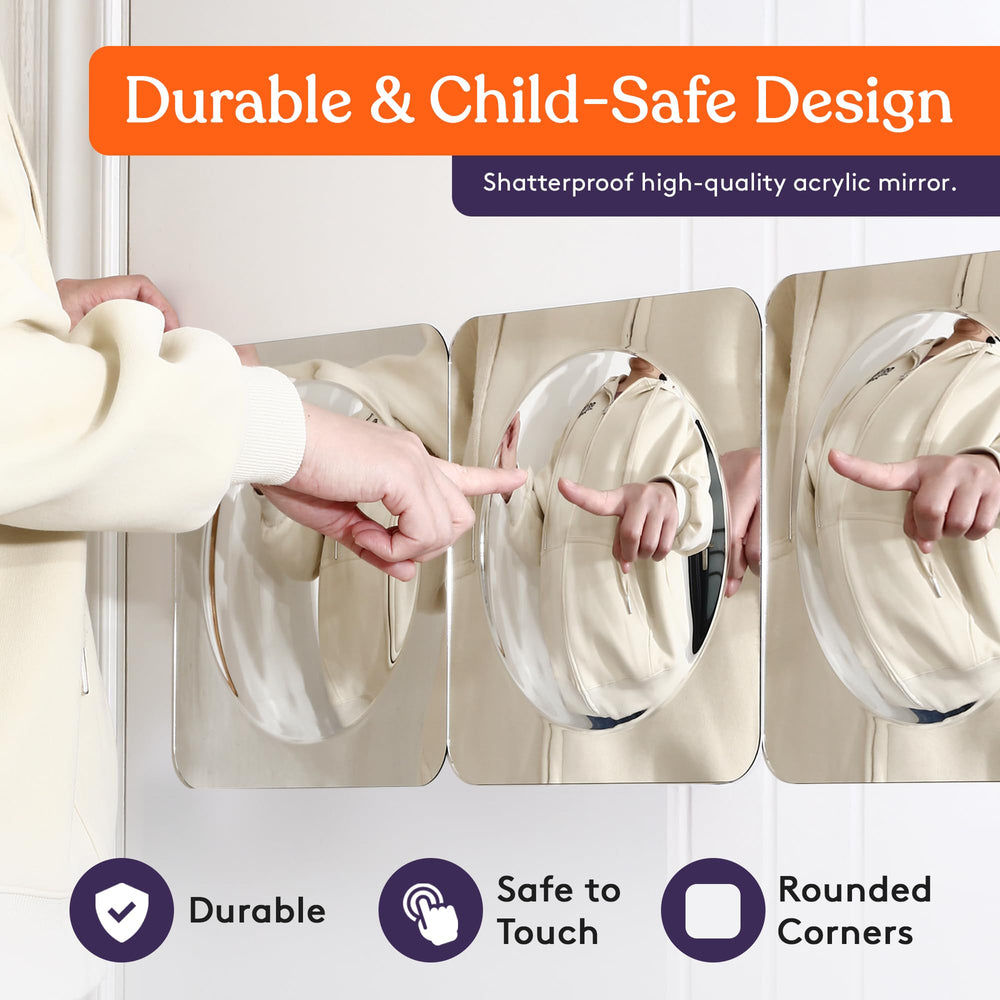 Special Supplies Bubble Mirror adds retro decor while supporting calm, focused play.