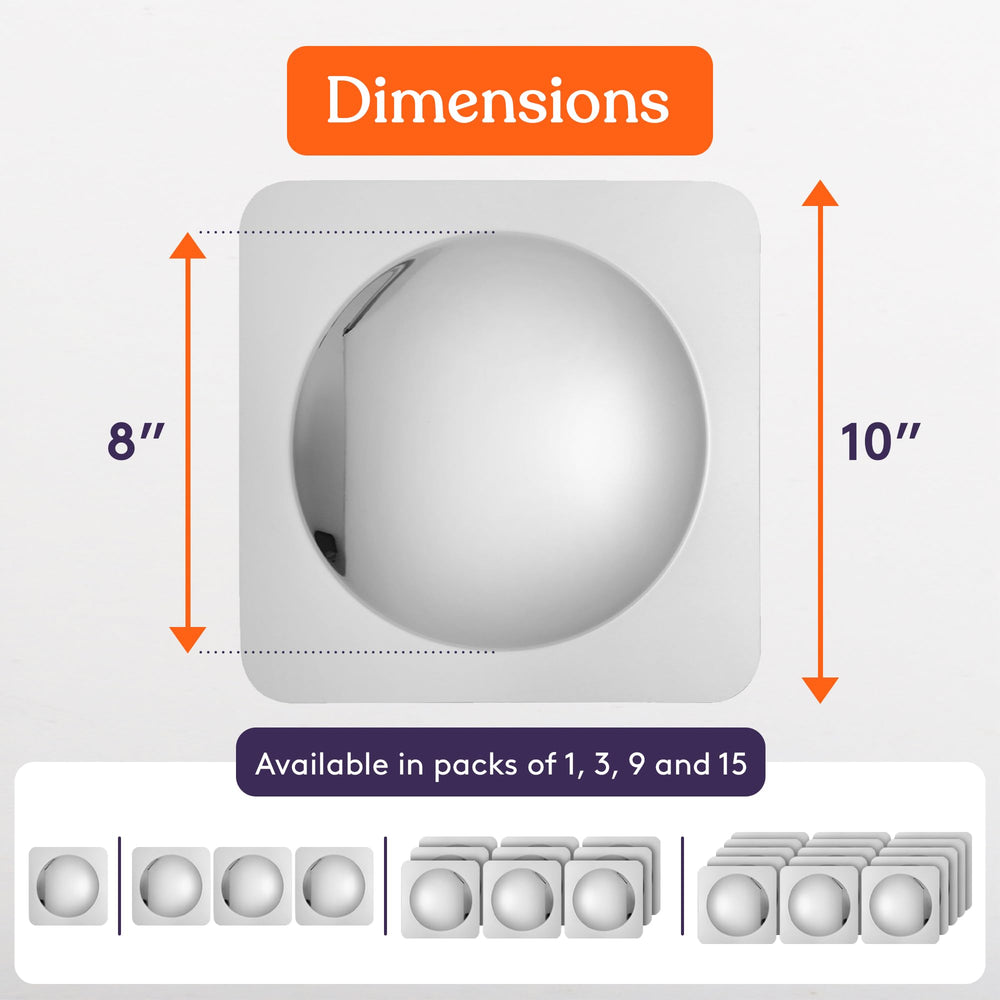 Special Supplies 3-pack Bubble Wall Mirror for versatile room decor and interactive learning setups.