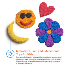 Special Supplies foam beads are soft and pliable for safe crafting