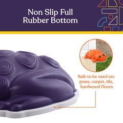Special Supplies stepping stones non-slip rubber edge close-up for safer balance.