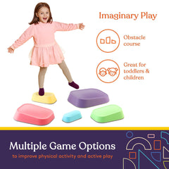 Special Supplies rainbow stepping stones colorful indoor activity for kids