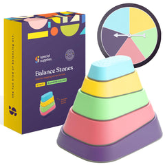 Special Supplies rainbow stepping stones easy-to-arrange obstacle course