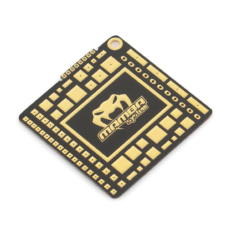 SPEEDY BEE Mamba board in-use on a clean workbench for soldering drills.