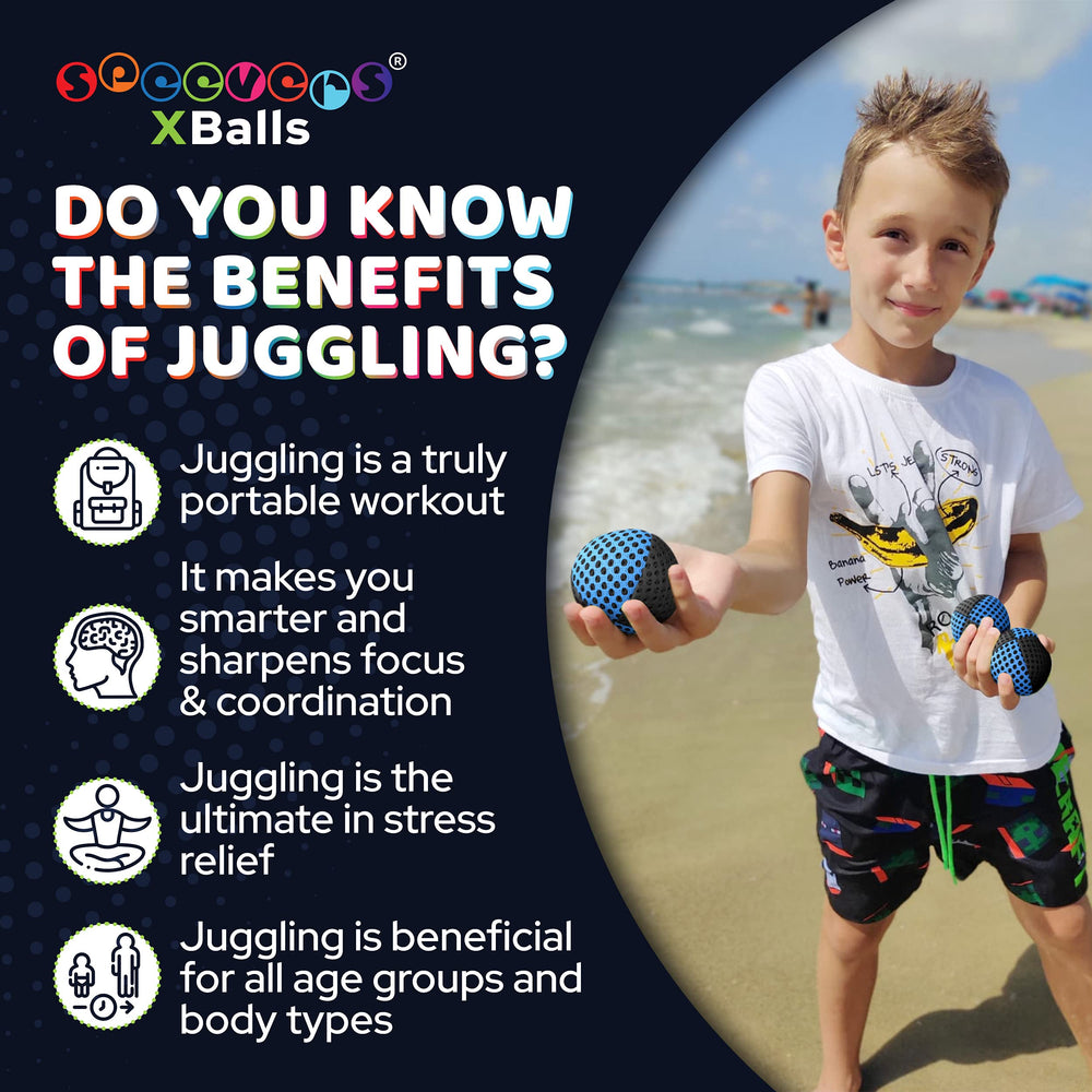 Speevers juggling balls suitable for both beginners and pros to build confidence.