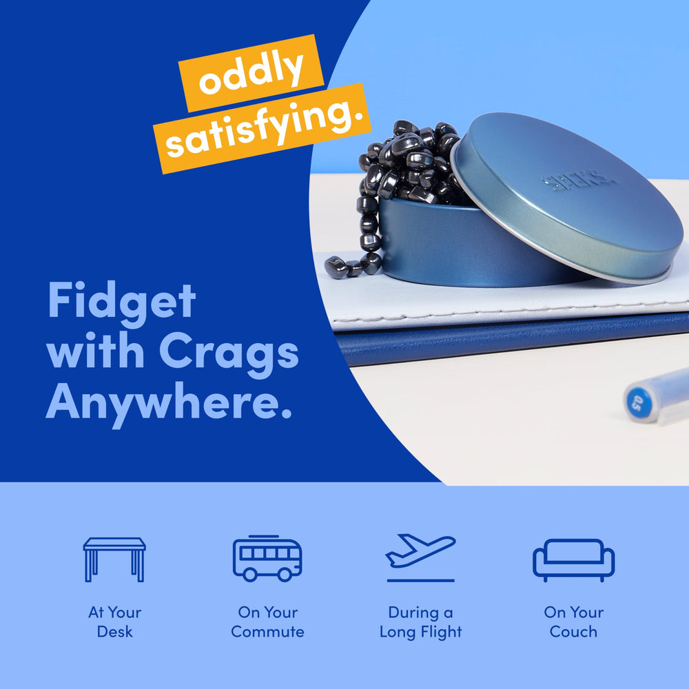 Speks Crags close-up ferrite stones show texture and heft for tactile exploration