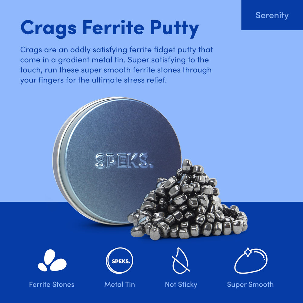 Speks Crags colorful ferrite stones provide vibrant desk decor and calming tactile feedback