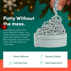 Crags on a tidy desk display adds color and focus from Speks.
