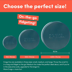 Speks Crags ferrite stones are durable for endless fidgeting