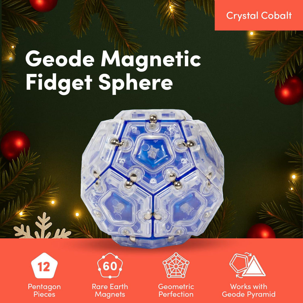 Geode core visible in Speks stress ball highlights sensory appeal for focus and calm.