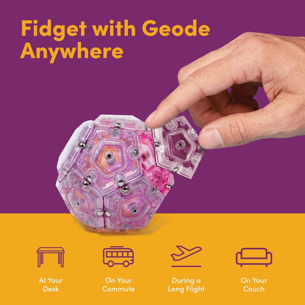 Speks Geode gift set makes a thoughtful desk gift for stress relief enthusiasts.