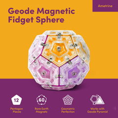 Speks Geode magnets snapping demonstrates instant satisfying sensory feedback during work.