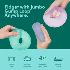 Speks Gump Jumbo Loop durable TPR body endures frequent squeezing during use.