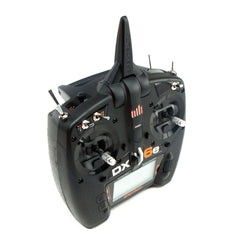 Spektrum DX6e compact footprint fits in travel cases.