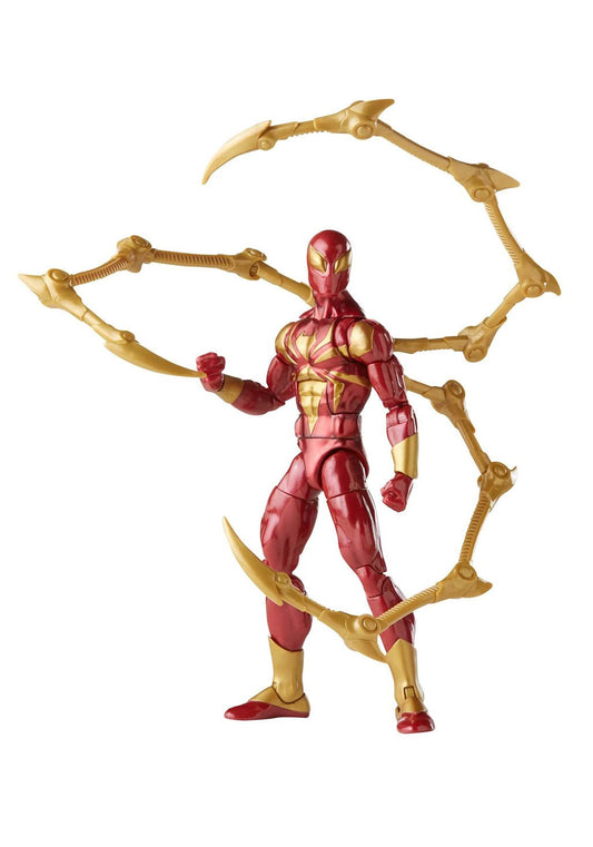 Spider-Man Iron Spider figure front view with premium articulation for dynamic posing.