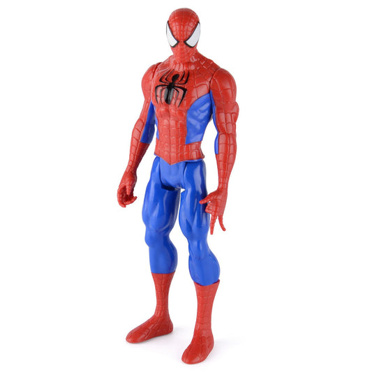 Spider-Man Titan Series 12-inch figure in dynamic pose for display and play.