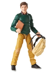 Peter Parker school deco and book bag accessory for Marvel Legends display