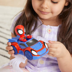 Spidey and his Amazing Friends action figure posing for heroic storytelling.