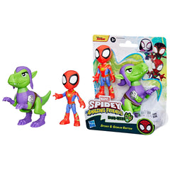 Spidey and His Amazing Friends Dino-Webs packaging makes unboxing exciting.